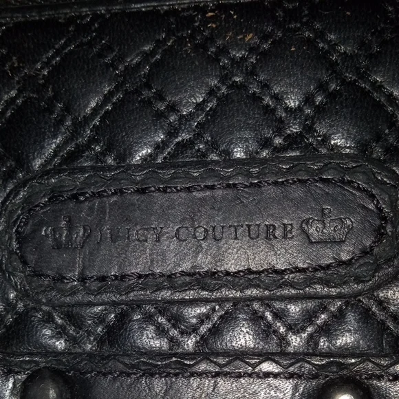 Y2K,Juicy Couture,Black and Gold ,Quilted ,Wallet - Picture 4 of 4